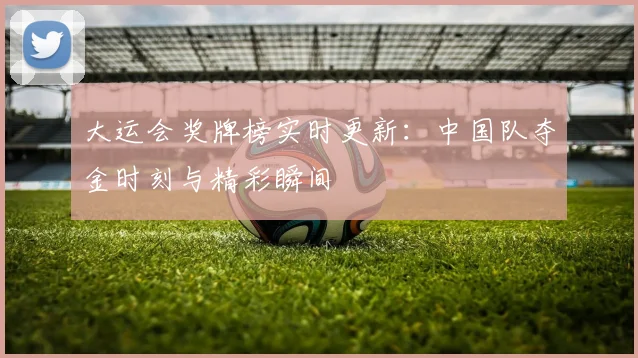 大运会奖牌榜实时更新：中国队夺金时刻与精彩瞬间